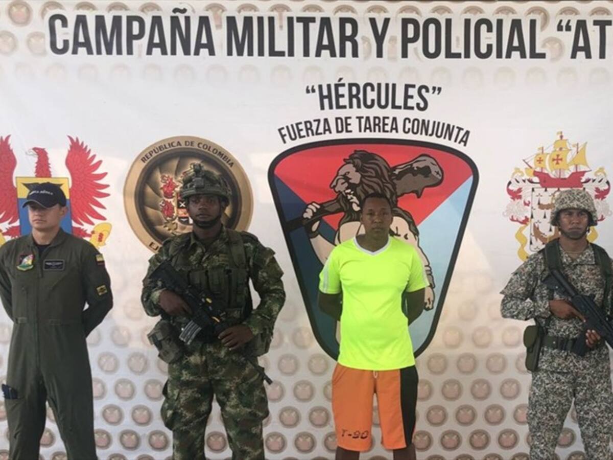 Hermano de alias Guacho fue capturado en Nariño