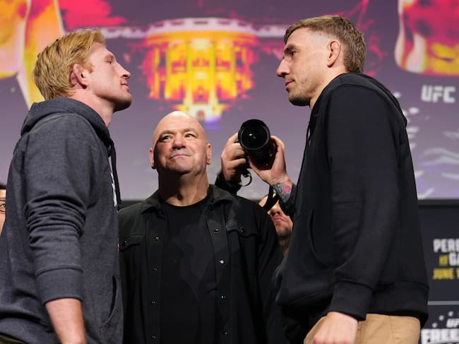 Bo Nickal y Kyle Daukaus. Foto: Getty Images.