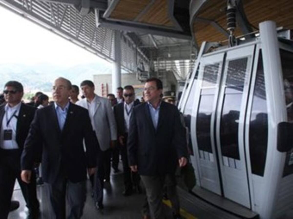 Presidente mexicano visita la Comuna 13 de Medellín