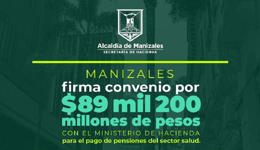 Convenio para pago de pensiones del sector salud