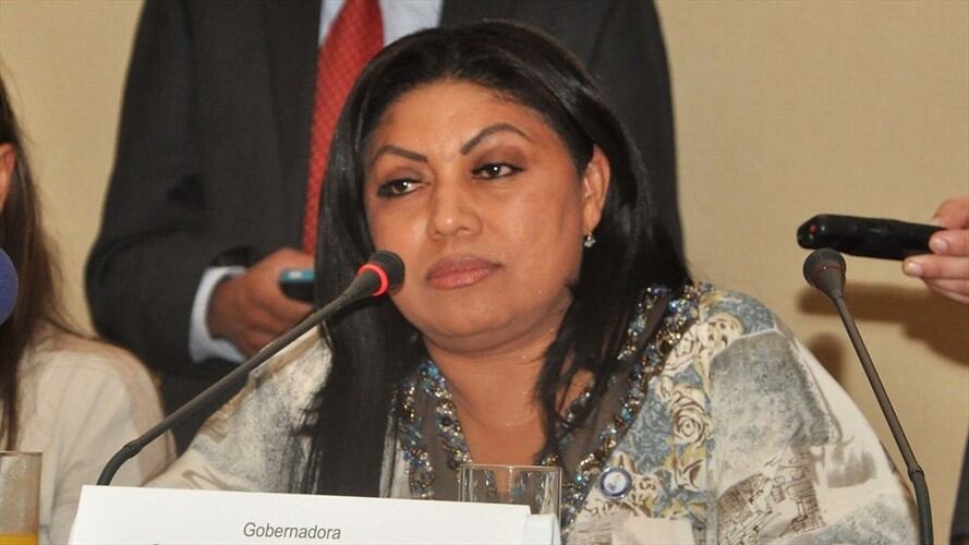Oneida Pinto, exgobernadora de La Guajira. Foto: