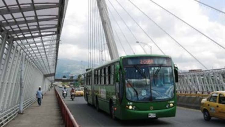 Paro en el sistema Megabus de Pereira