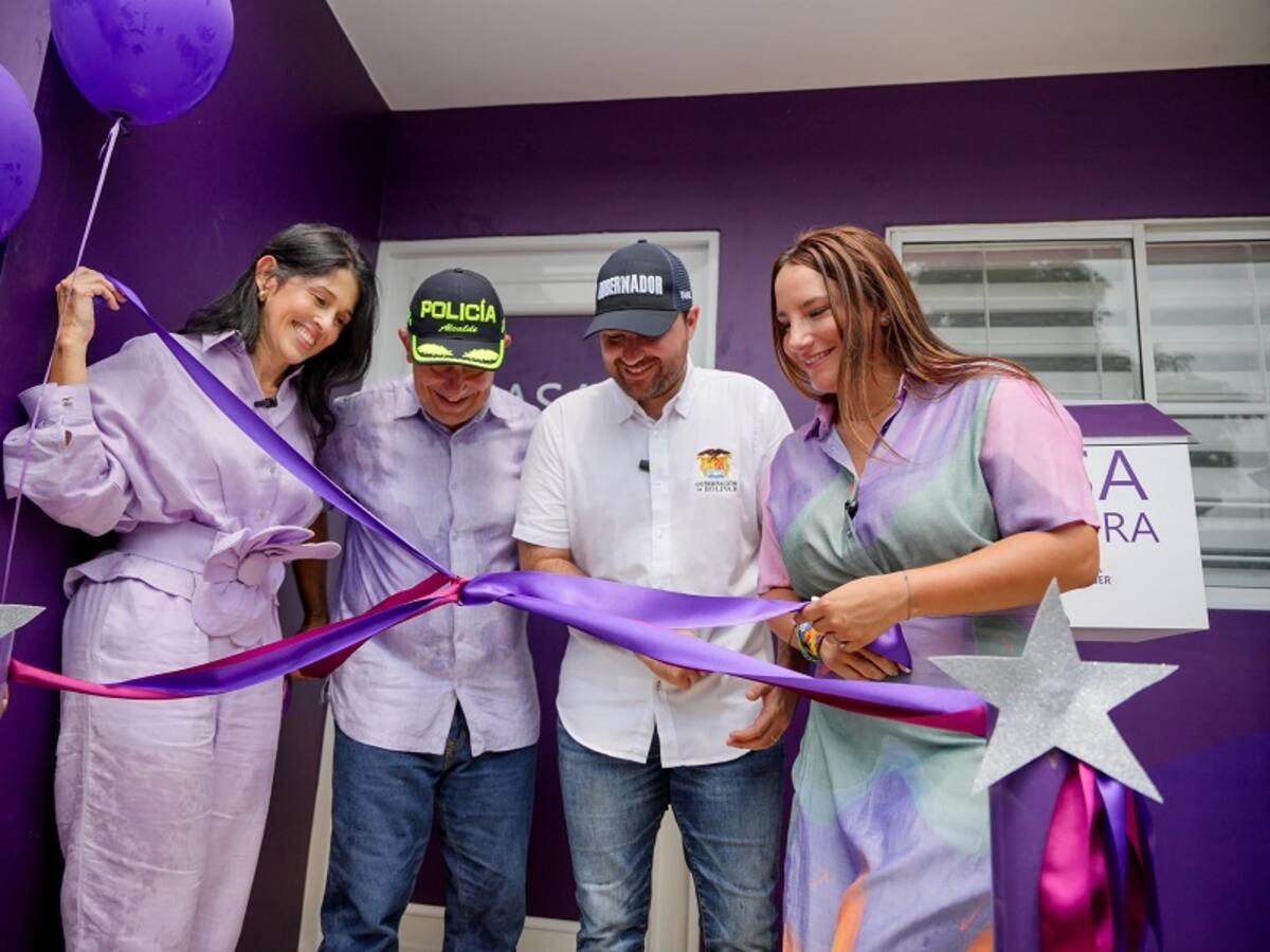 Gobernación de Bolívar inauguró primera Casa Púrpura en Magangué