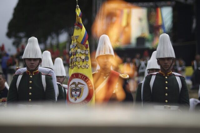 Ceremonia de la conmemoración del Bicentenario de la Batalla del Puente de Boyacá, ocurrido el 07 de Agosto de 1819 // Foto: Colprensa