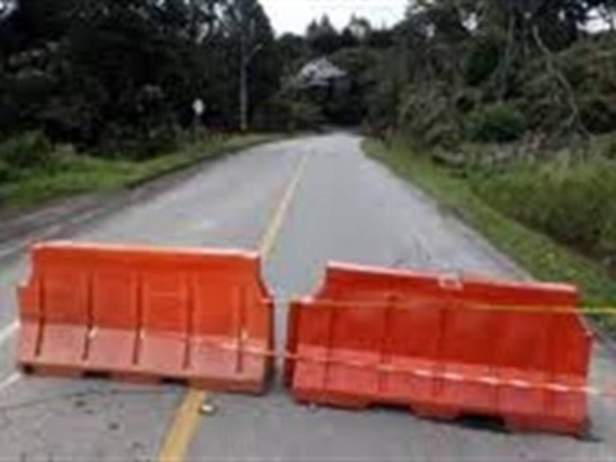 Cierres en la vía Medellín - Quibdó