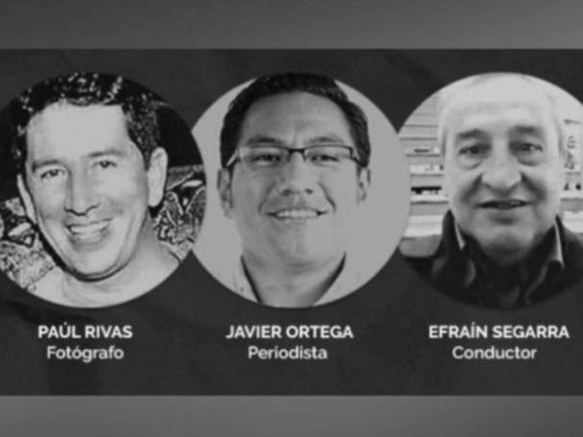 Capturan al presunto responsable del crimen de periodistas ecuatorianos