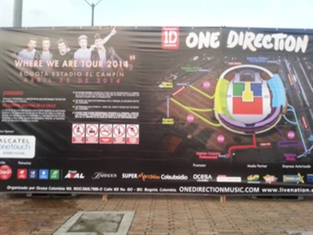 En fotos, la "fiebre" por One Direction en Bogotá
