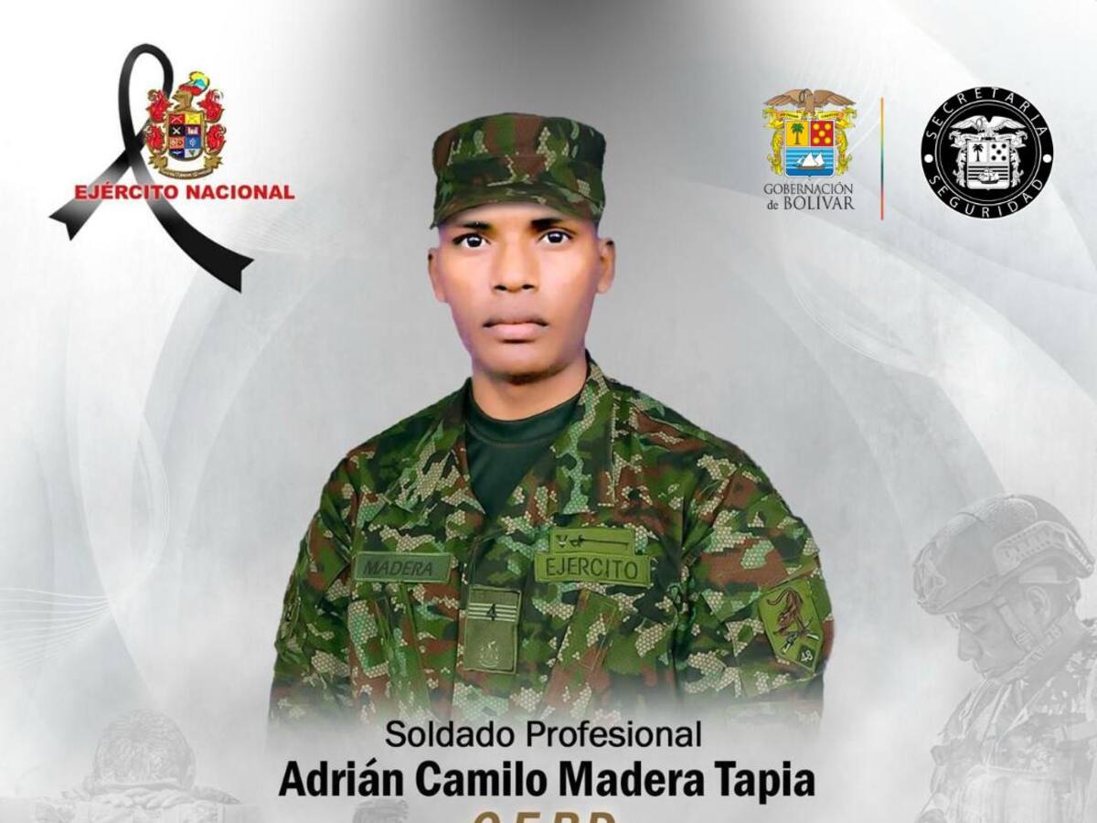 Murió soldado del Ejército tras ataque del Clan del Golfo en el sur de Bolívar: hay un herido