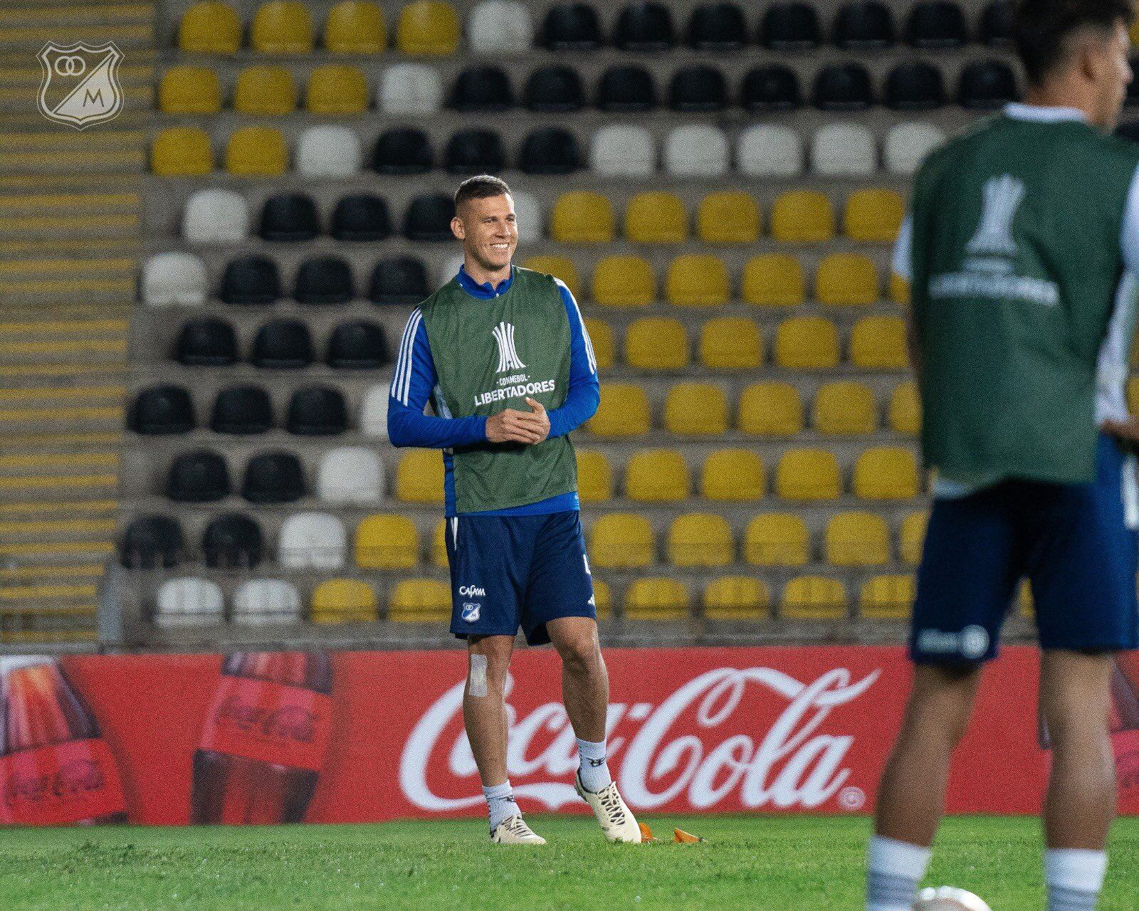 Juan Pablo Vargas, defensa central de Millonarios / @MillosFCoficial