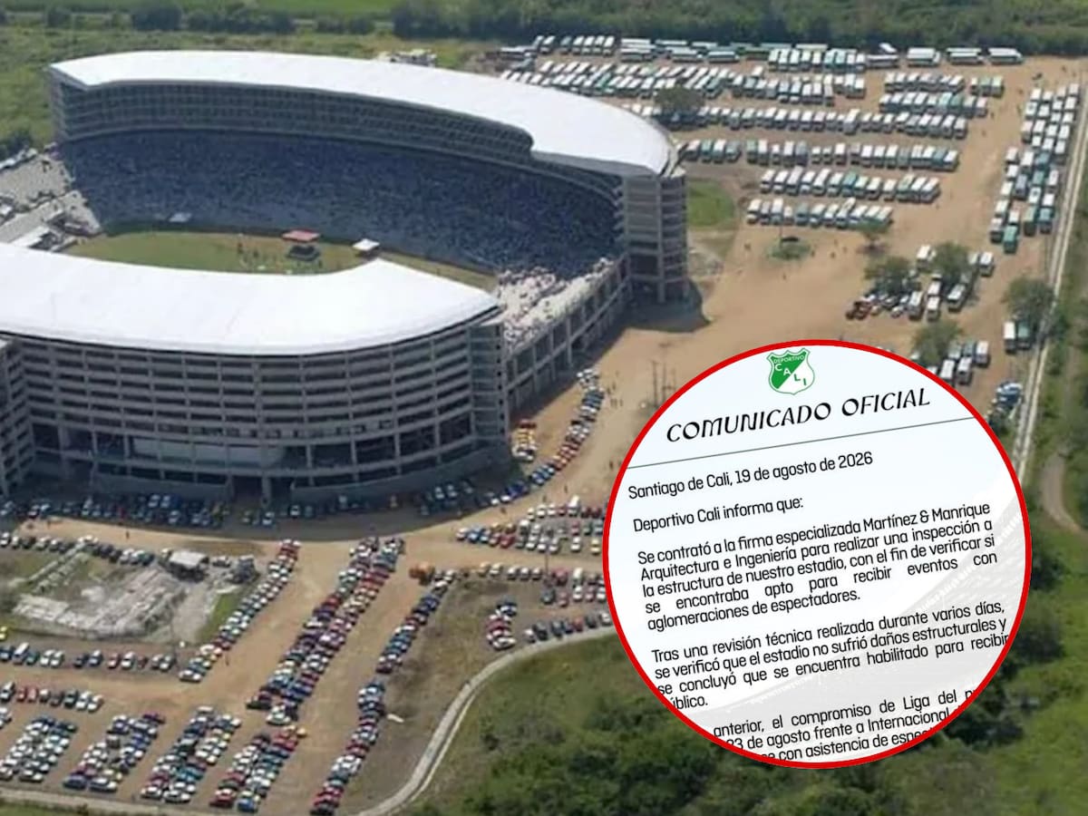 Deportivo Cali podrá jugar con público tras revisión de su estadio por el terremoto