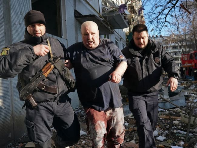 Población de Ucrania afectada por las hostilidades de Rusia.