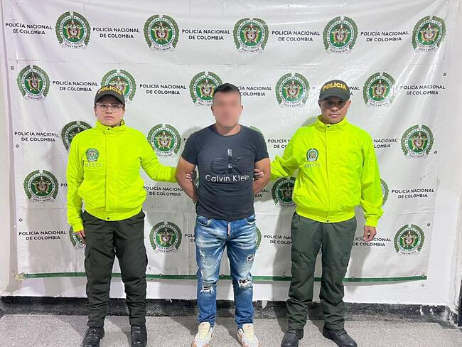 Capturan un hombre de 45 años, por abuso a menores. Foto policía Huila.