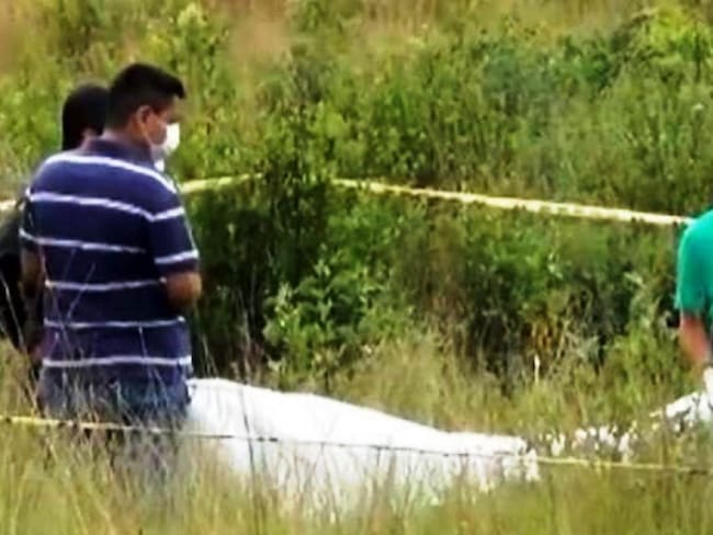 El hallazgo se dio en el sector El Hueco a la altura del caño