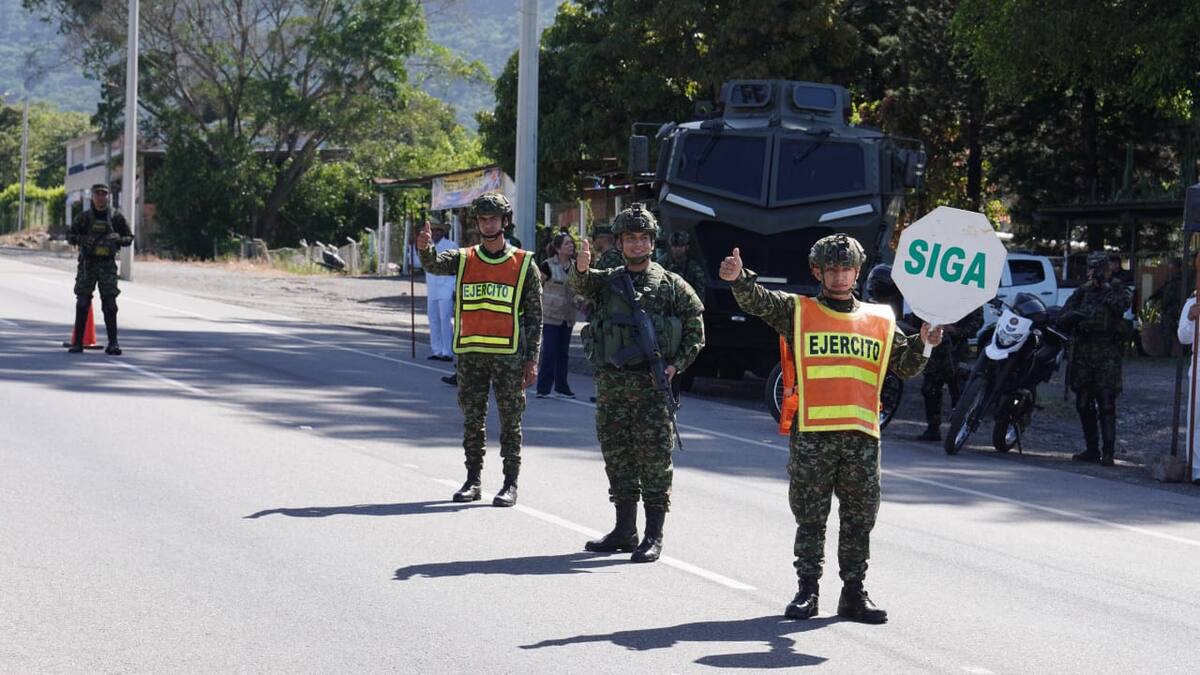 Ejército apoya seguridad en vías nacionales de Norte de Santander