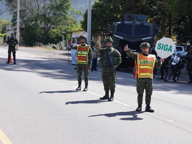 Autoridades militares redoblan presencia en vías por puente festivo / Foto Ejército