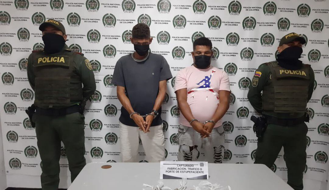 Capturados dos expededores de drogas en Arjona