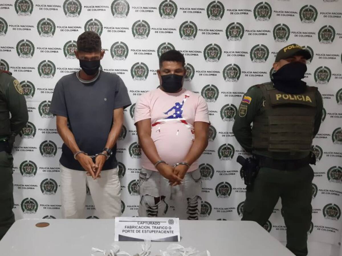 Capturados dos expendedores de drogas en Arjona