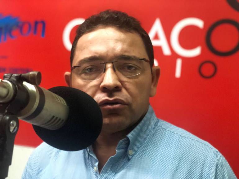 Alcalde de Santa Marta, Rafael Martínez. 