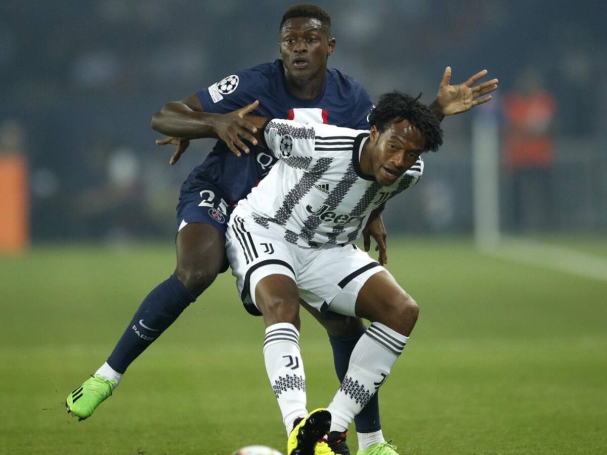 Cuadrado y Juventus debutan en la Champions con caída ante el poderoso PSG