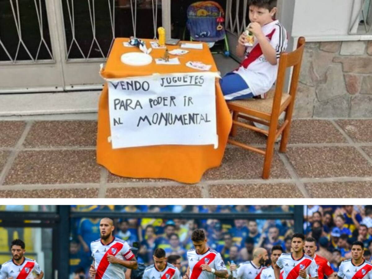 Renzo: El niño argentino que vendió sus juguetes para ver a River