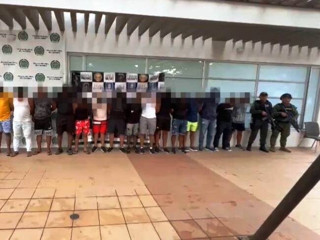 Capturados 18 presuntos integrantes del Clan del Golfo en Cartagena
