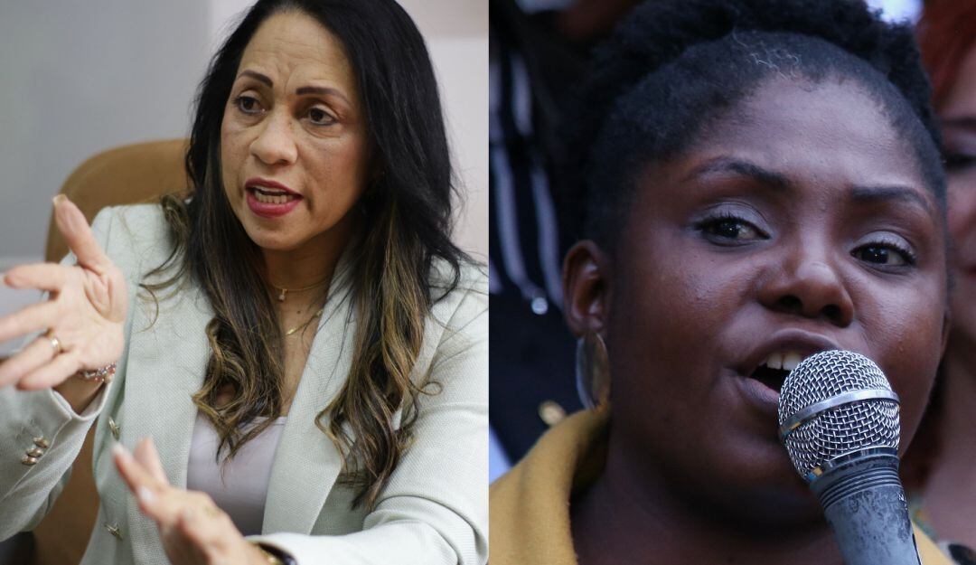 Marelen Castillo y Francia Márquez. 