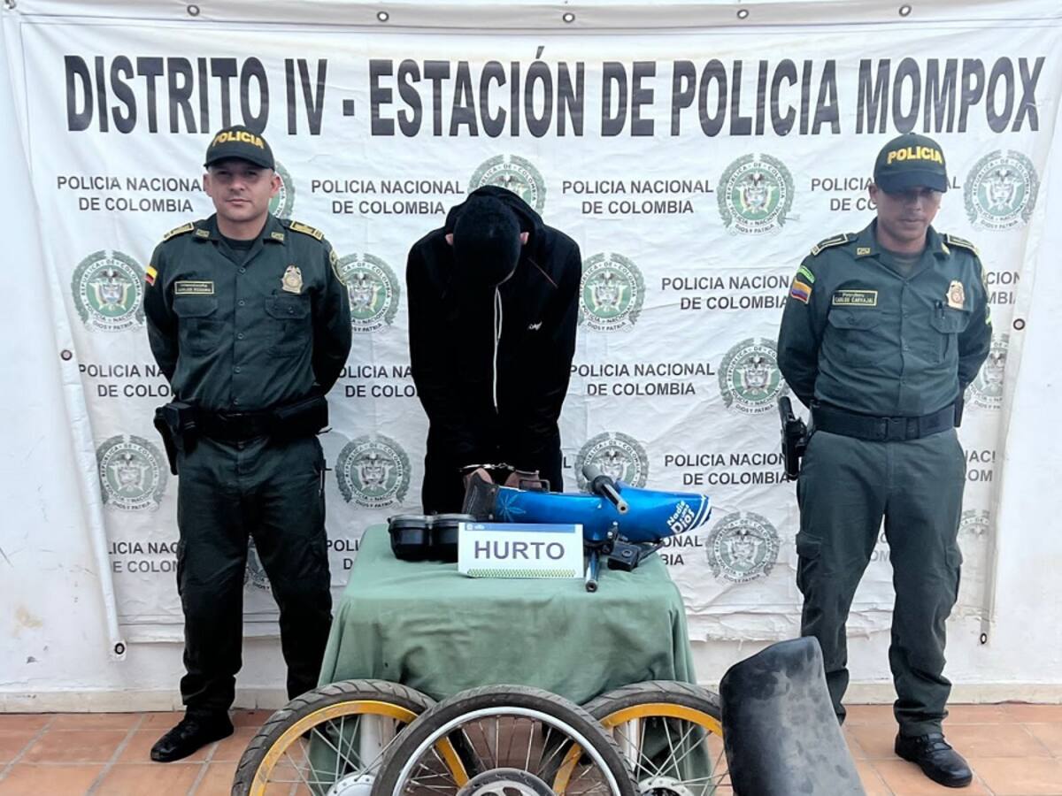 Sorprendieron a hombre hurtando material en custodia en la Fiscalía de Mompox