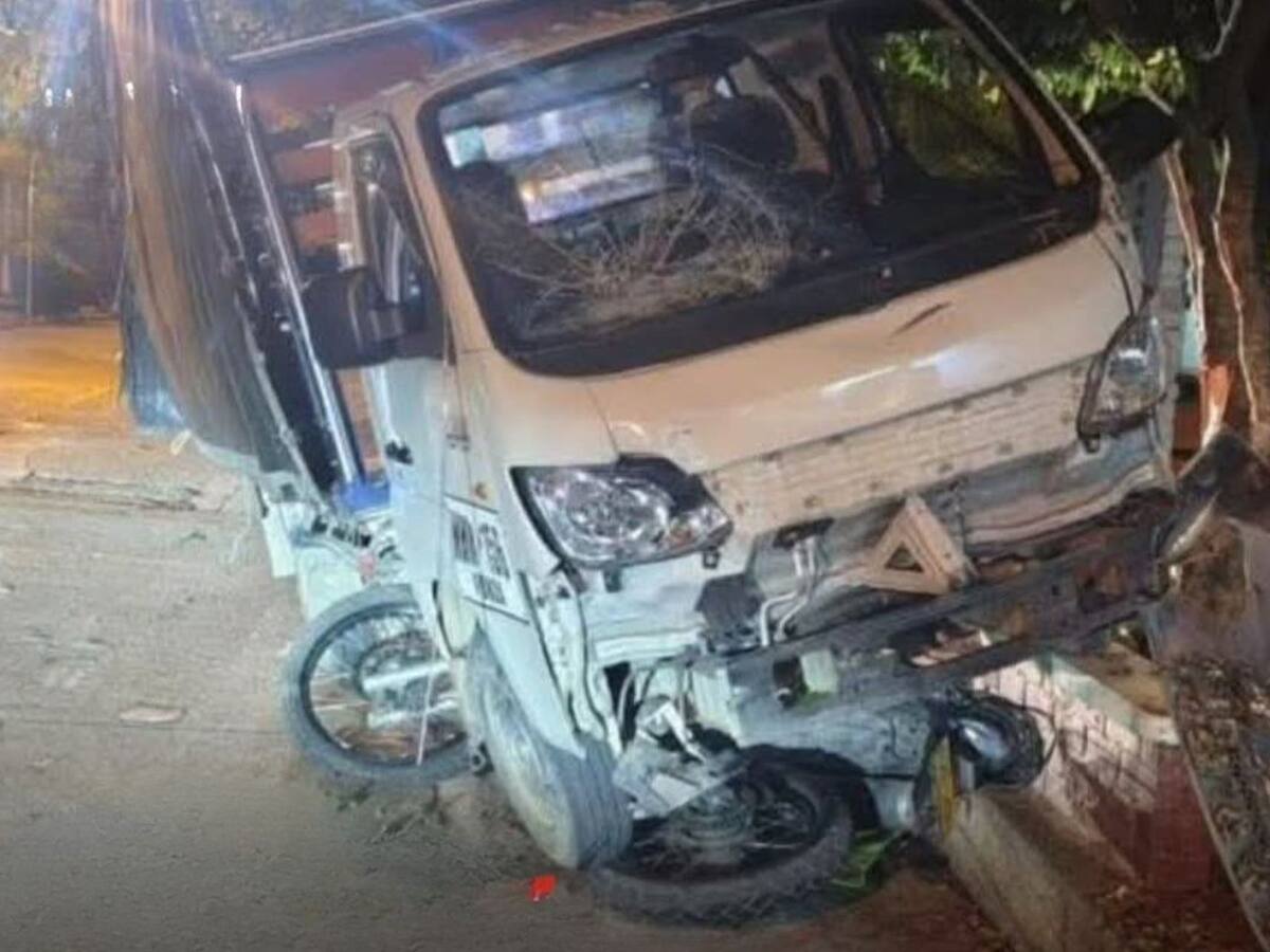 Dos policías resultaron gravemente heridos en accidente de tránsito en el Espinal, Tolima