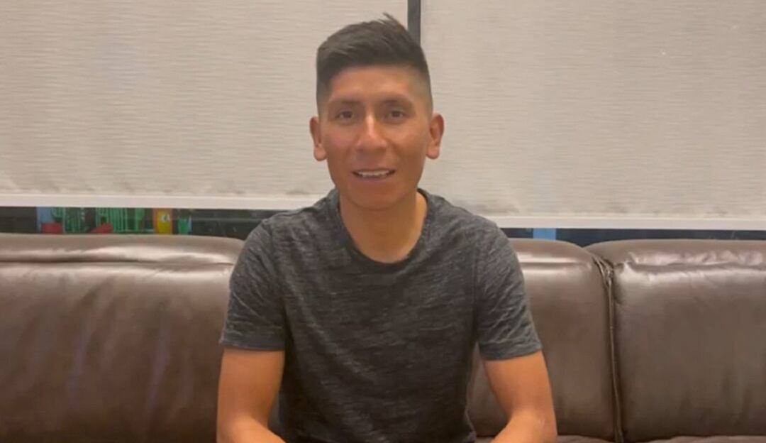 Nairo Quintana anunció que dio negativo por coronavirus tras el positivo de su padre.
