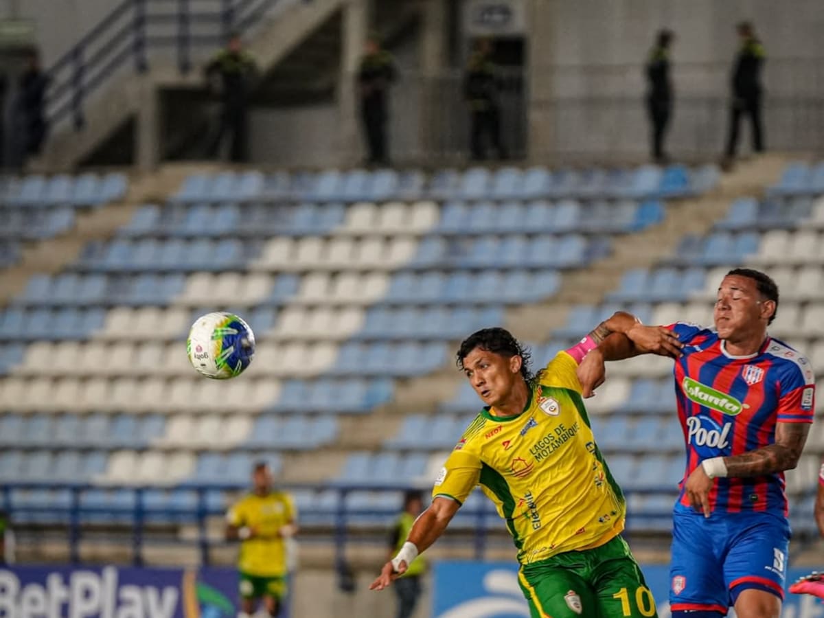 Real Cartagena no pudo con el último de la tabla: en Santa Marta igualó 1-1 ante Unión Magdalena