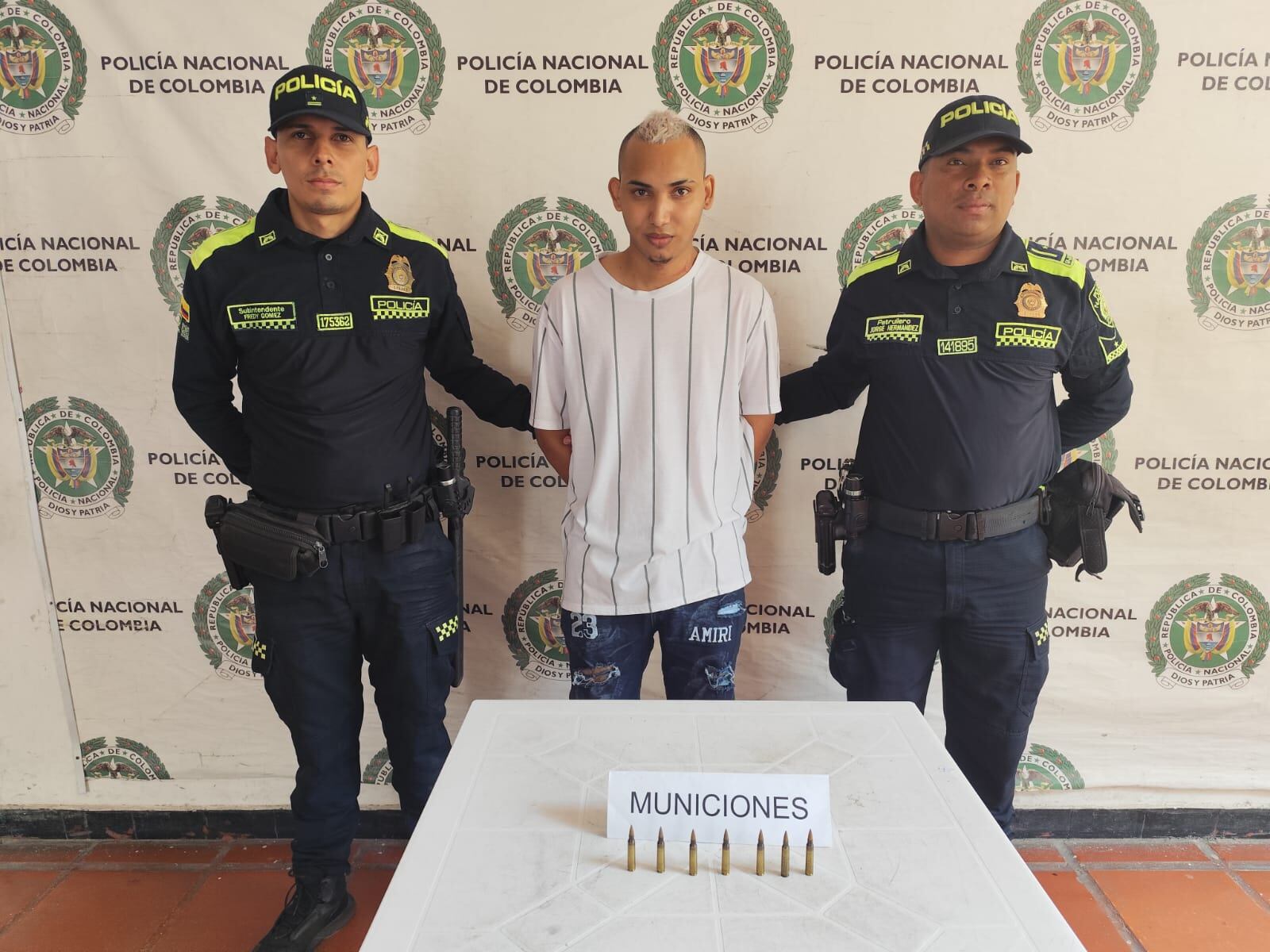 Capturado por la Policía Metropolitana de Barranquilla.