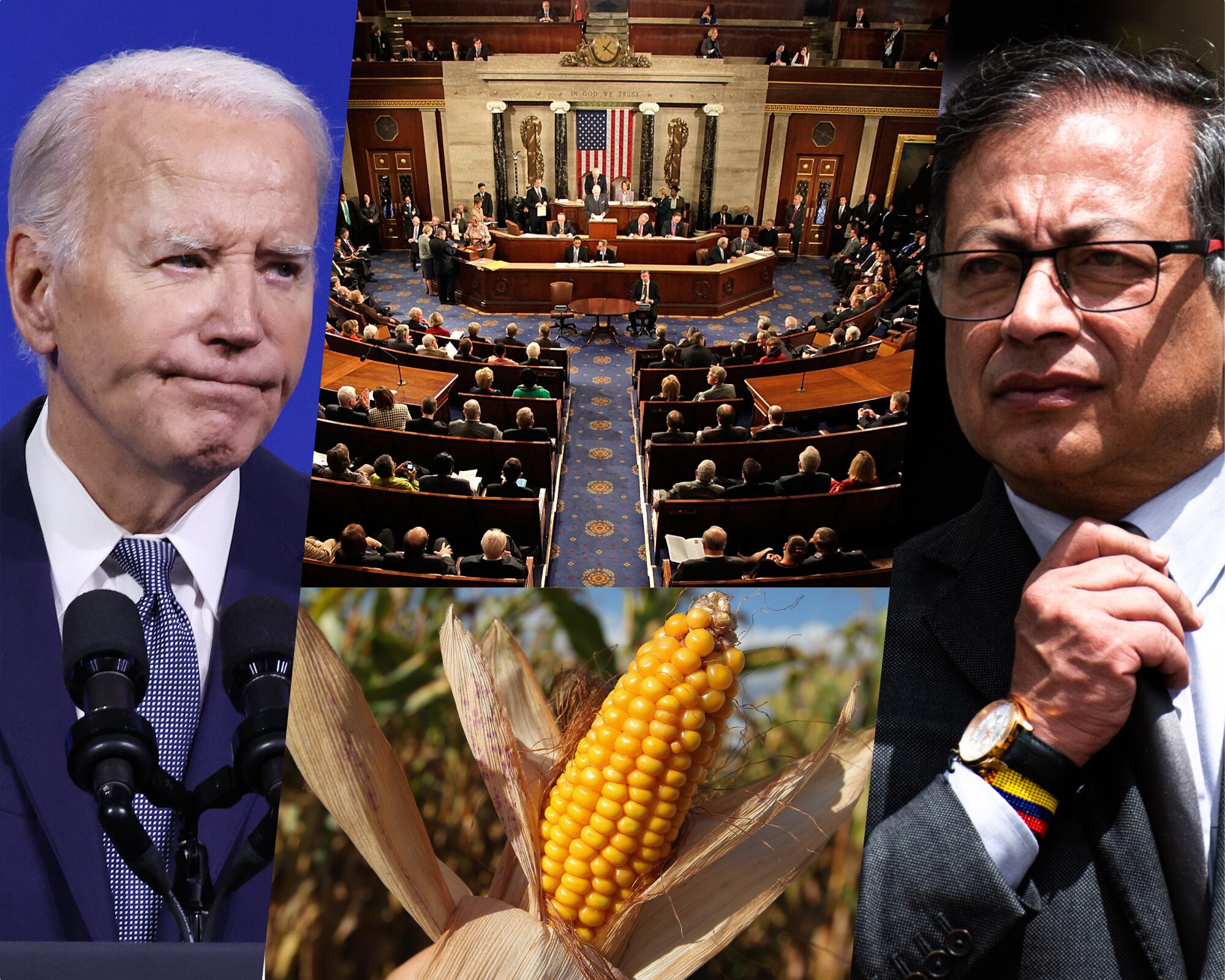 Congresistas demócratas y republicanos pidieron al gobierno Biden dialogar con las autoridades colombianas que solicitaron investigar los subsidios estadounidenses a cultivadores de maíz por riesgos financieros en el comercio.
(Foto: Caracol Radio / Getty )