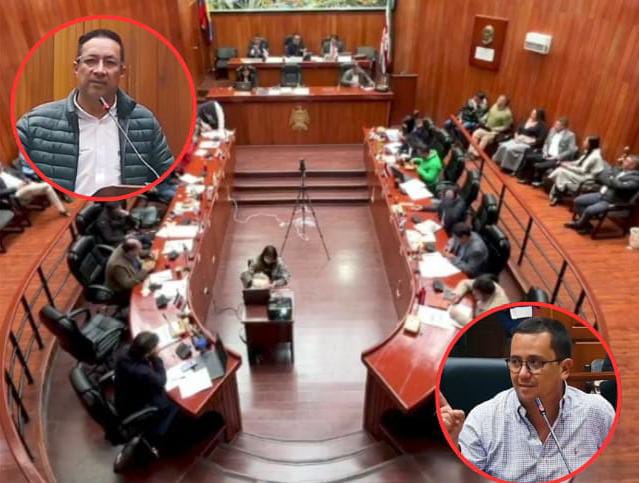 Sesión de control político en la Asamblea de Boyacá a Empresas Públicas de Boyacá.