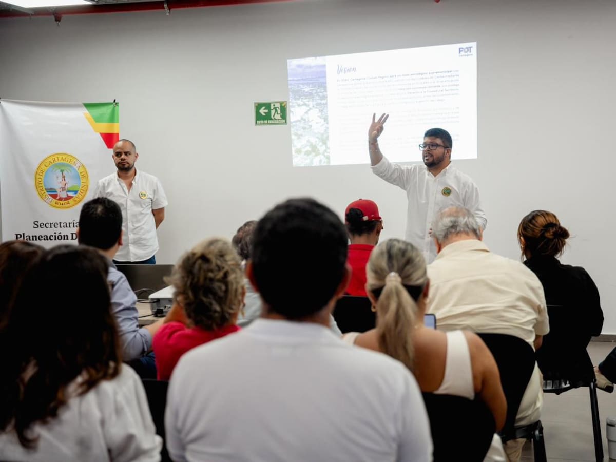 Avanzan las mesas de formulación del POT con grupos poblacionales de Cartagena