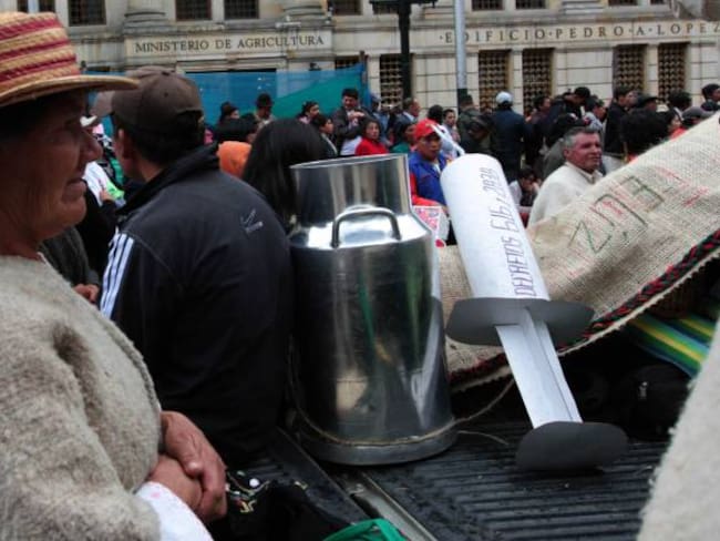 Campesinos de Boyacá afectados por los bajos precios de la leche