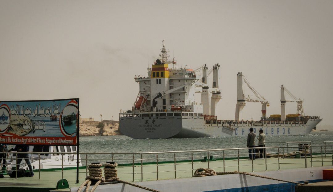 Canal del Suez Bloqueado.