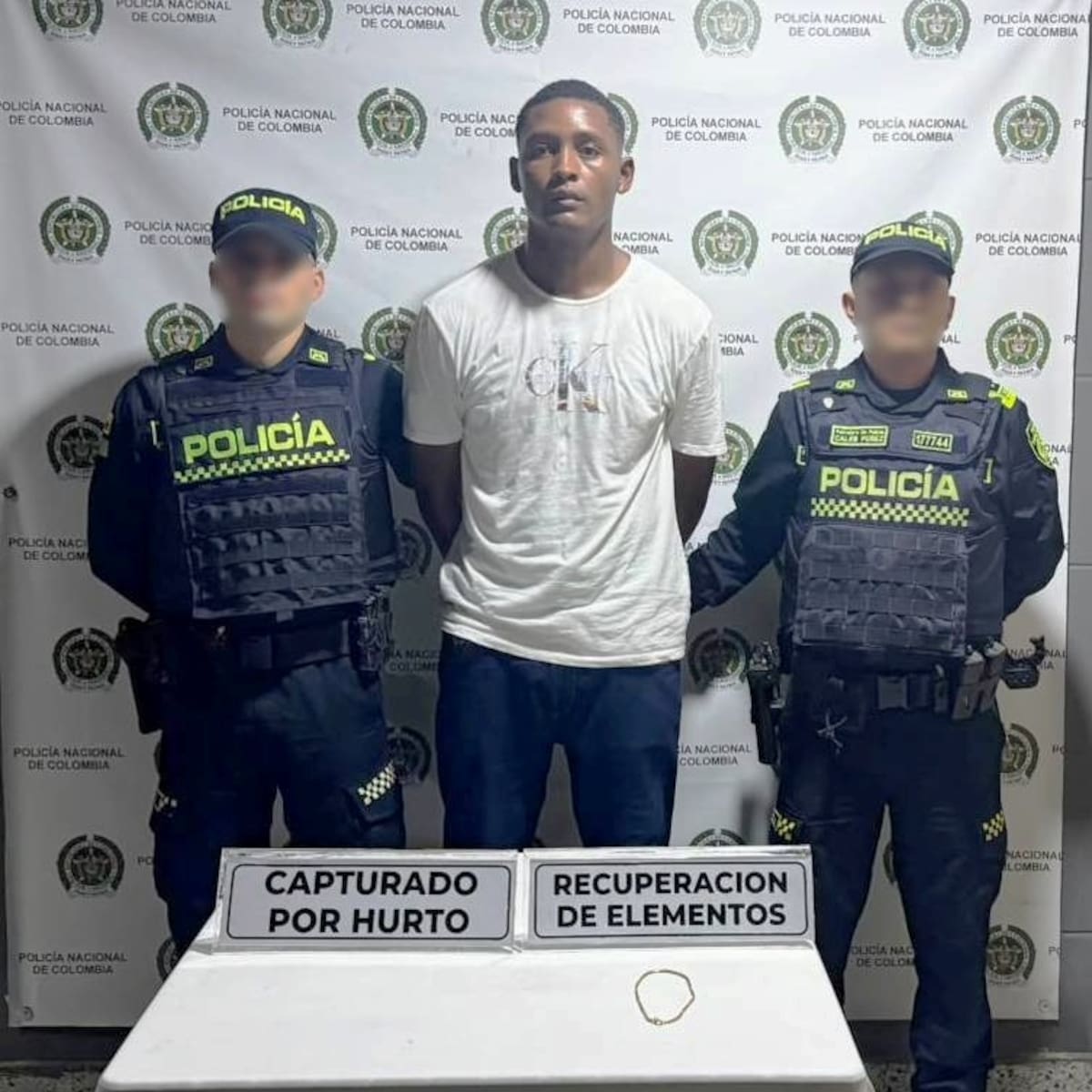 Capturado presunto delincuente y recuperada cadena de oro en Cartagena