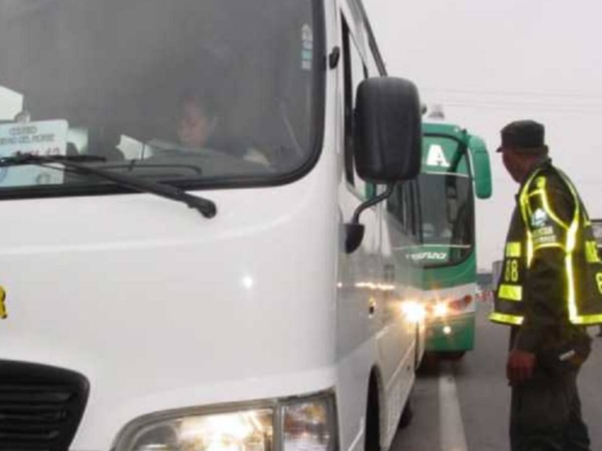 En 2018 ya van cerca de 900 comparendos a rutas escolares en Bogotá