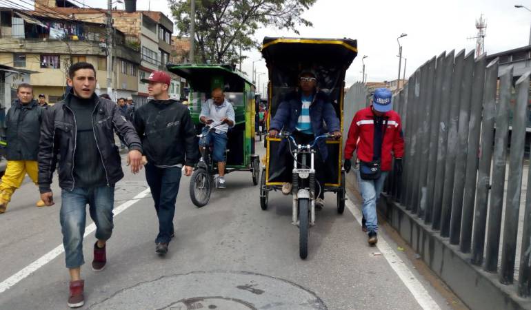Manifestaciones Bicitaxistas 