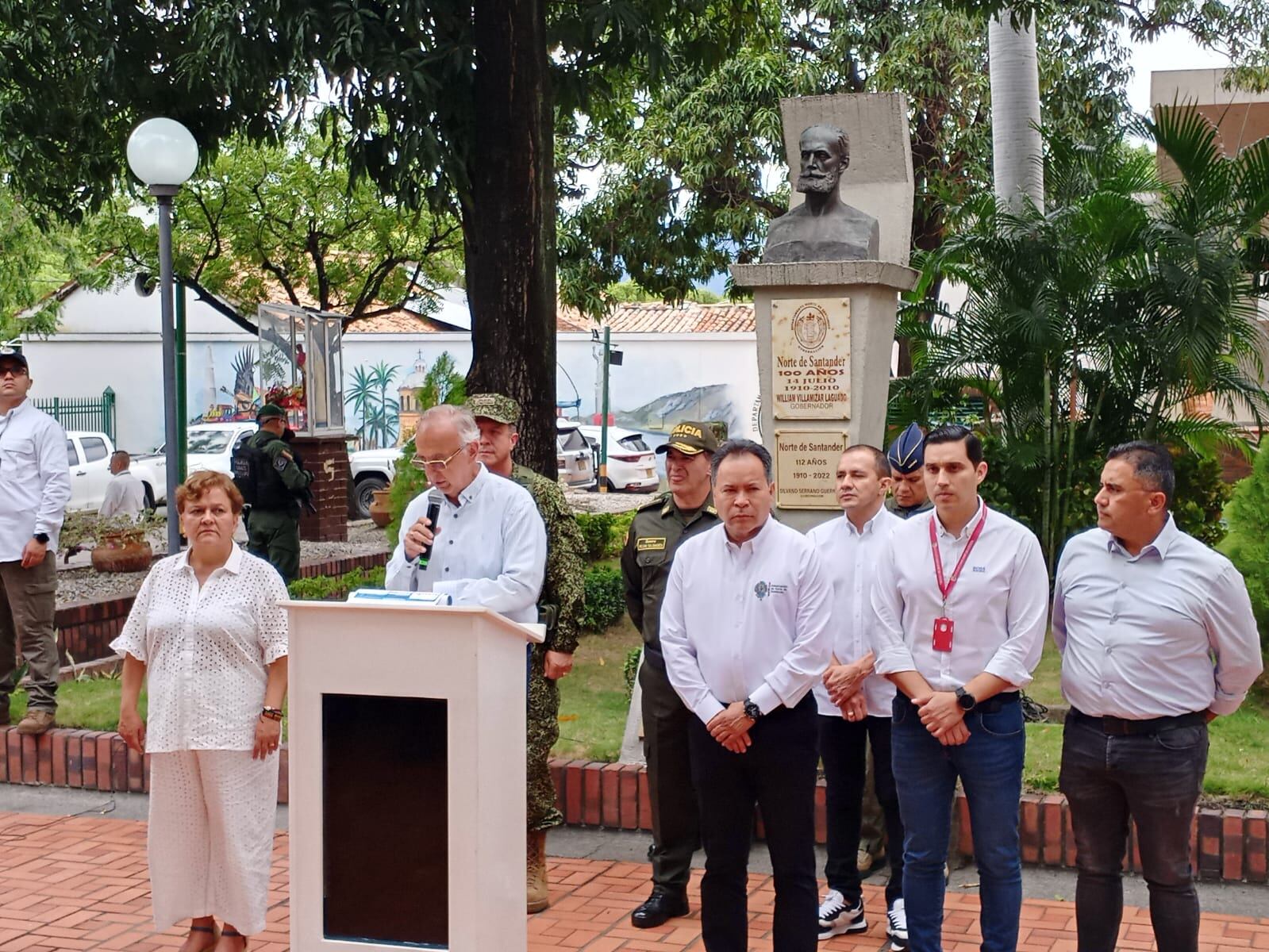 Ministro de Defensa, Iván Velásquez en Cúcuta / Foto: Caracol Radio