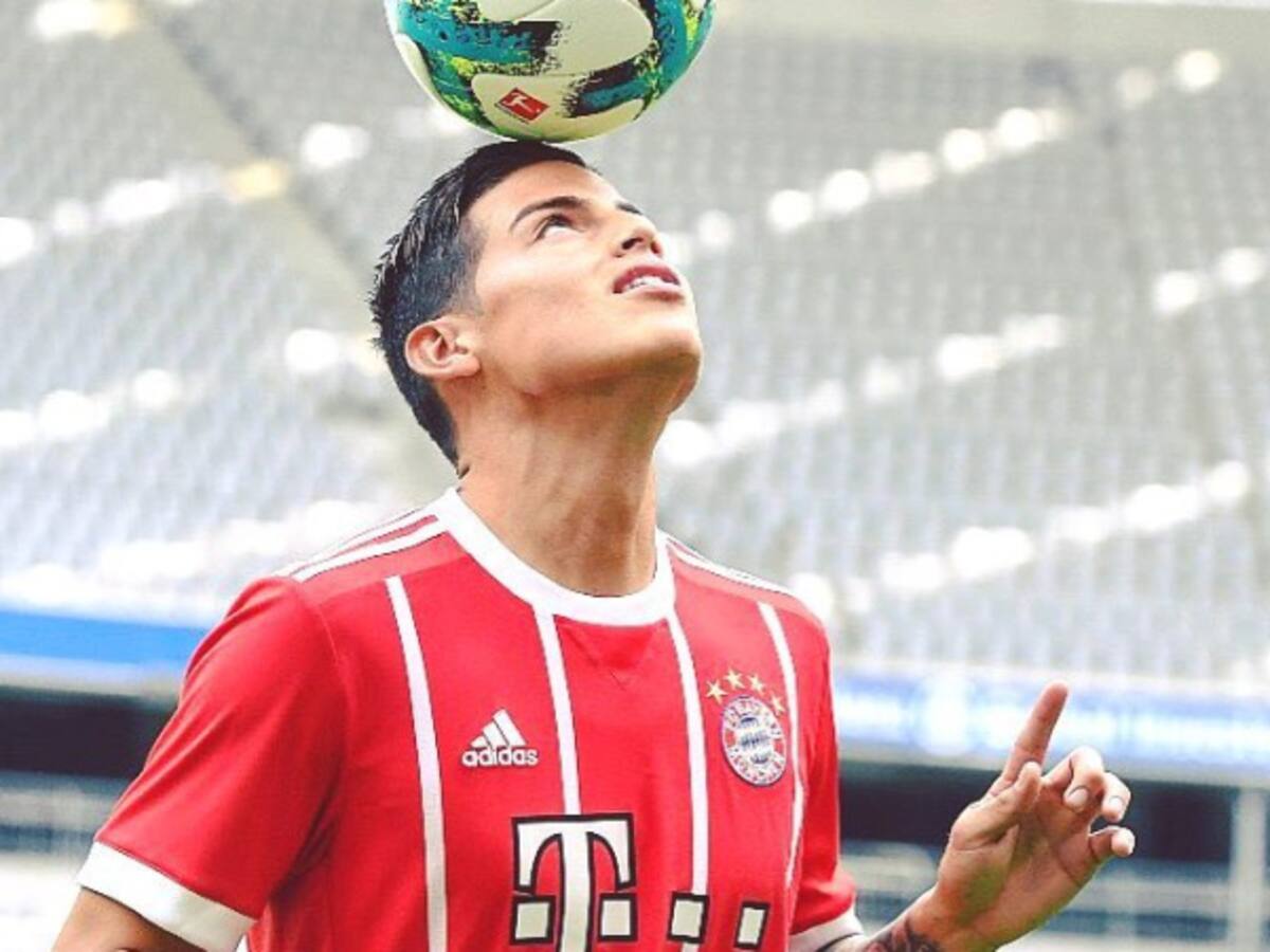 Fotos de James, las favoritas por los hinchas del Bayern Múnich en 2017