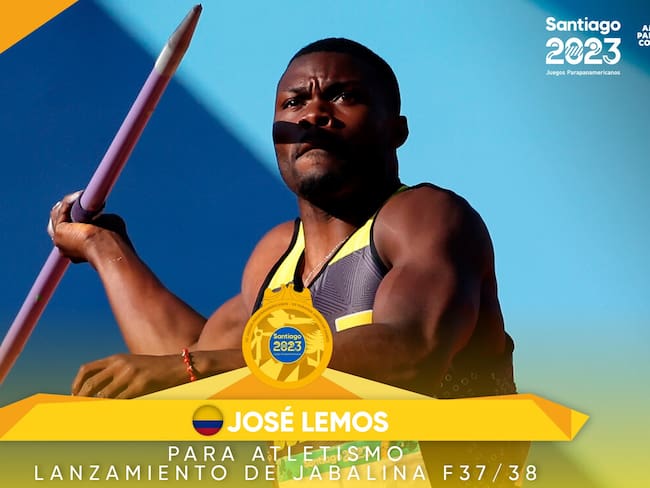 José Lemos estableció un nuevo récord mundial en los Juegos Parapanamericanos / Twitter: @Santiago2023.