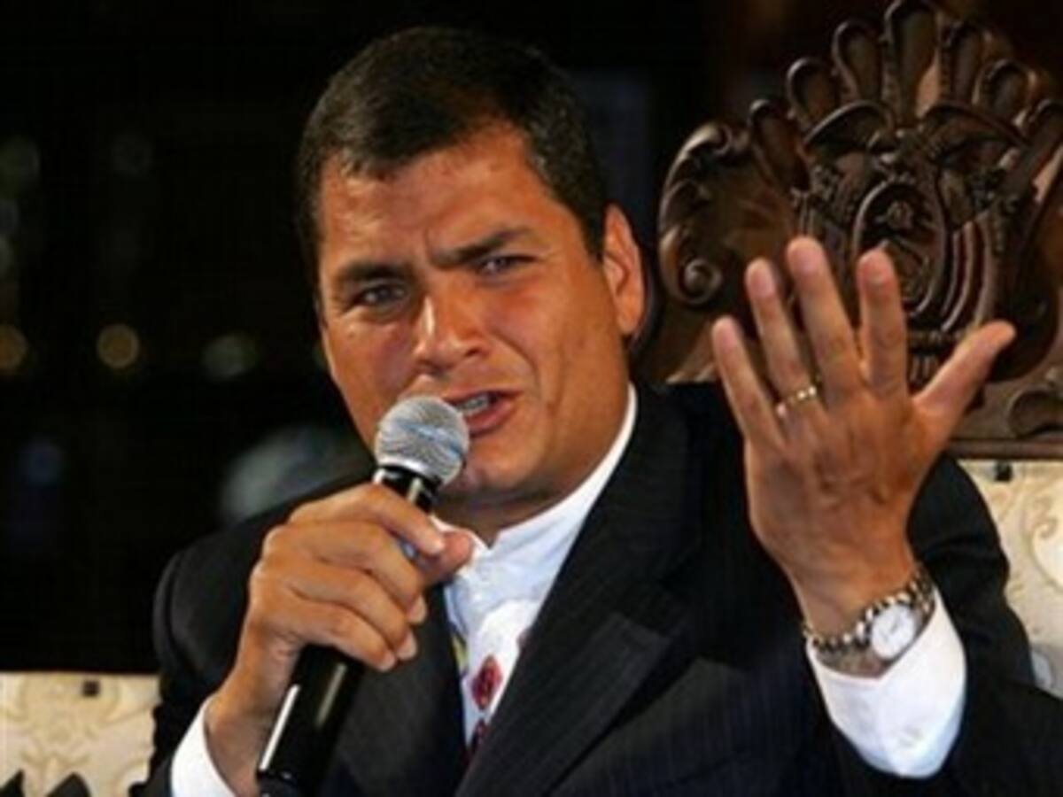Correa dice que el levantamiento indígena es 'un fracaso' y llama al diálogo