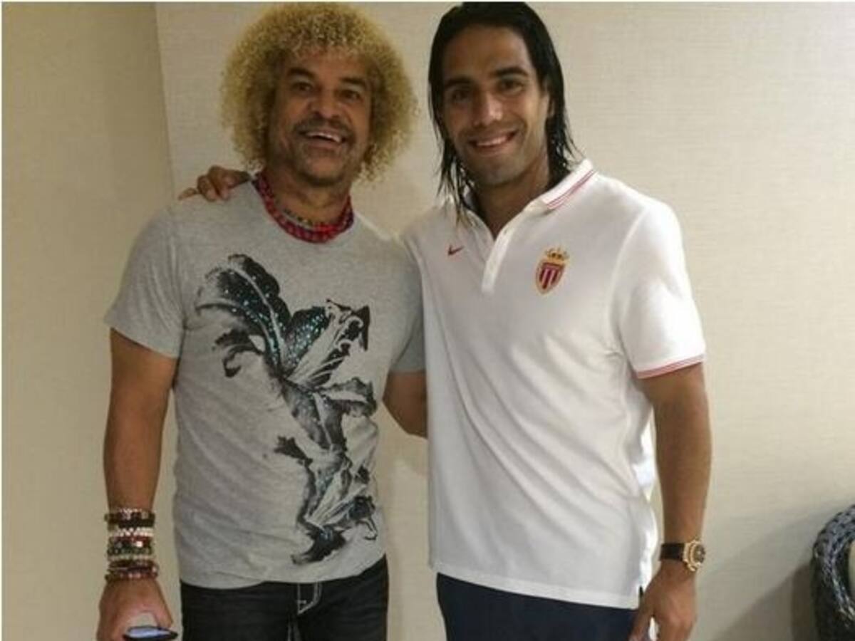 La visita del Pibe a Falcao en Barranquilla