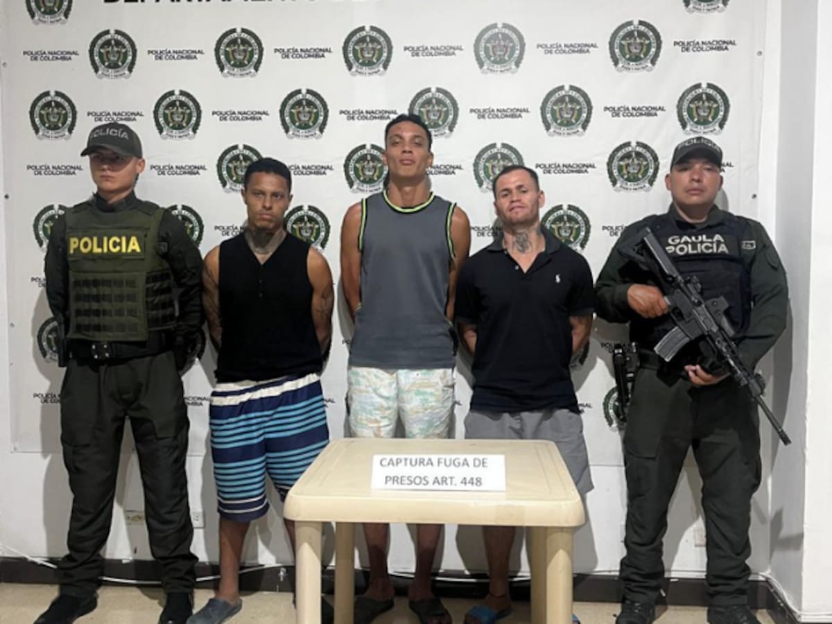 Recapturan a tres de los nueve fugados de la estación de policía de Titiribí