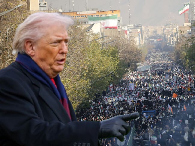 Donald Trump busca que cualquier acción militar en Irán sea “rápida y decisiva” (créditos: GettyImages)