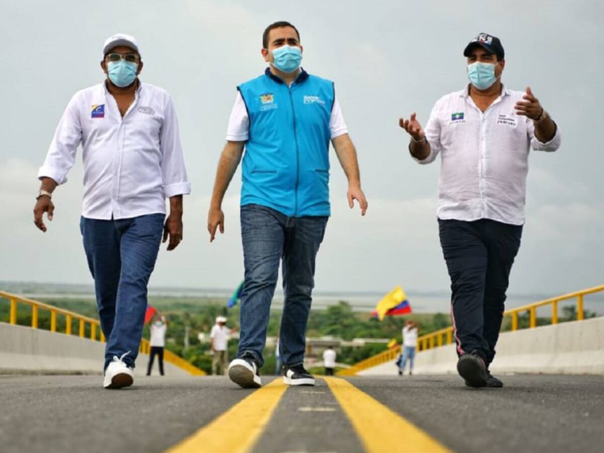 Gobernador de Bolívar entregó oficialmente el puente Catalino Parra