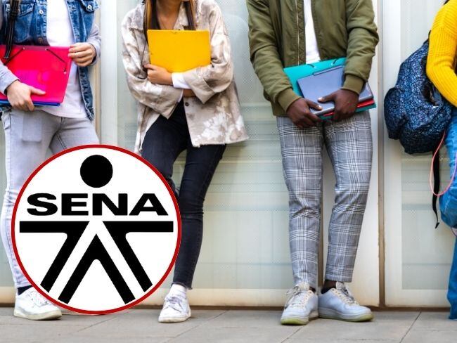 Imagen de referencia, foto Getty images, Canva y logo del SENA.