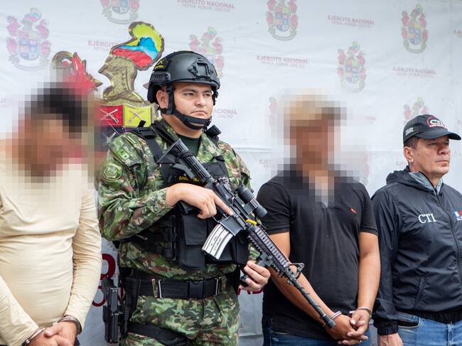 Capturados dos presuntos miembros de las disidencias de alias 'Calarcá' en Caquetá.