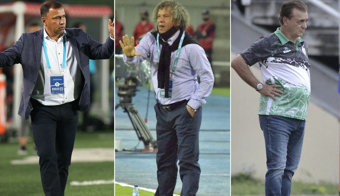 Harold Rivera, Alberto Gamero y Óscar Quintabani